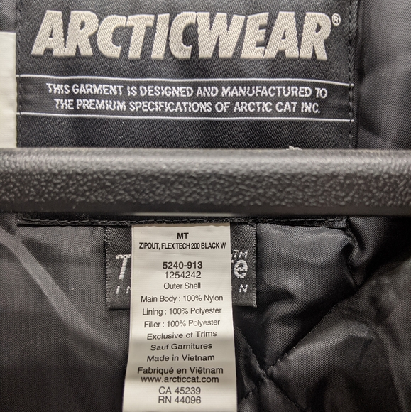 NWT Arctic Cat Flex Tech 200 Liner Jacket Womans - Picture 4 of 7